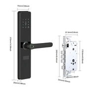 Smart Fingerprint Door Handle Lock