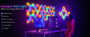 RGB Smart Hexagonal Wall Lamp Color