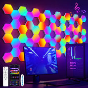 RGB Smart Hexagonal Wall Lamp Color