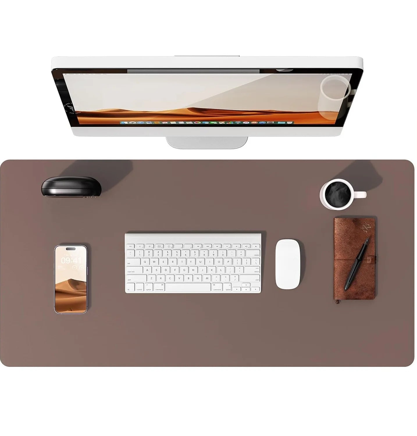 Office Desk Mat, Leather Desk Pad
