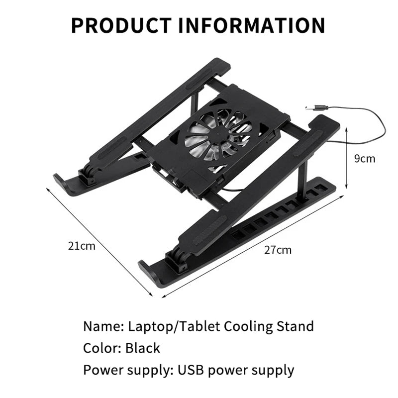 Laptop Cooler Base Stand Foldable