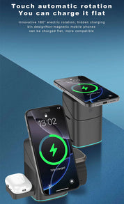 Qi2 15W 3 in 1 Magnetic Wireless Charger